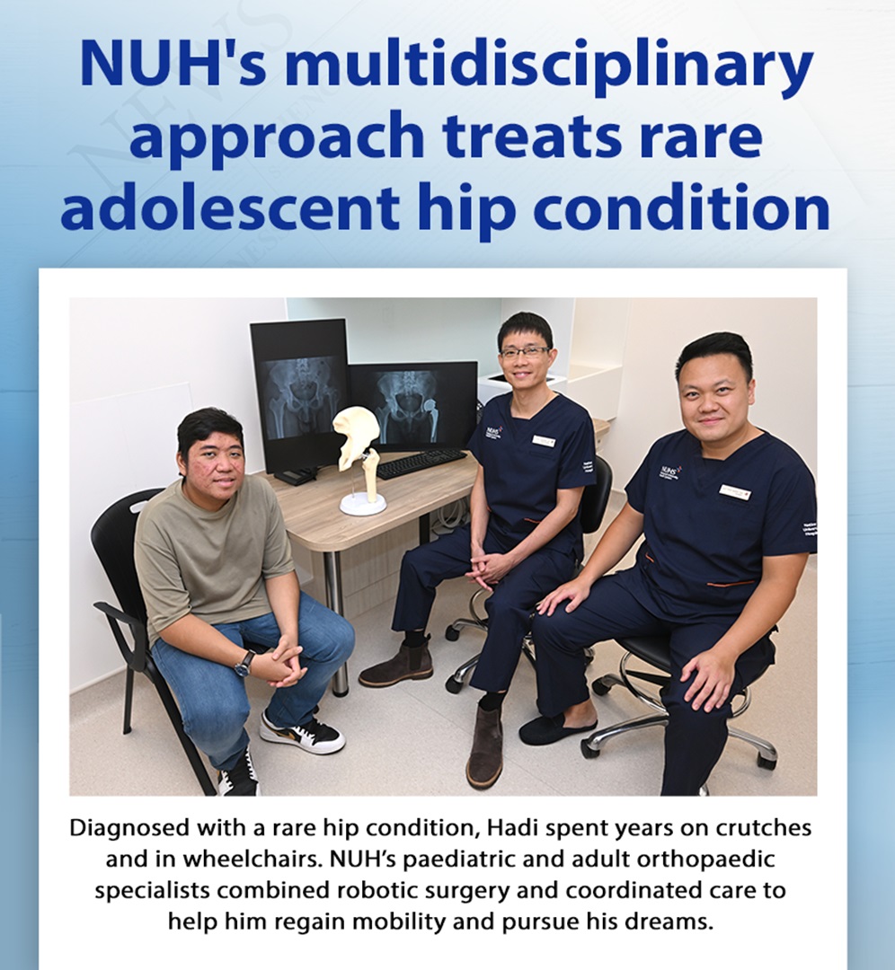 NUH treats rare hip condition