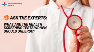 What are the health screening tests women should undergo?