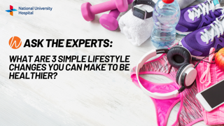 What are 3 simple lifestyle changes you can make to be healthier?