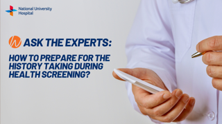 How to prepare for the history taking during health screening?