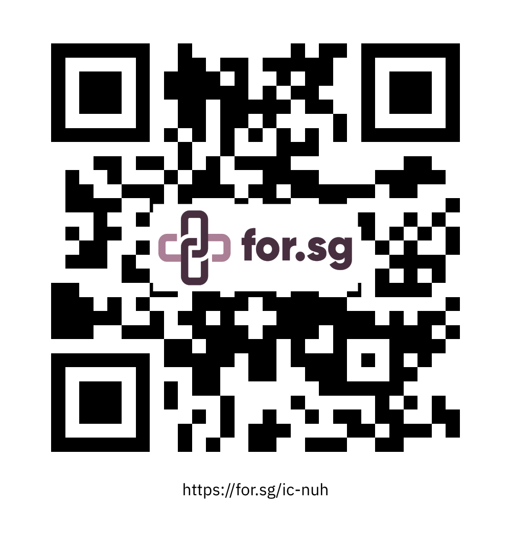 QR Code: https://for.sg/ic-nuh