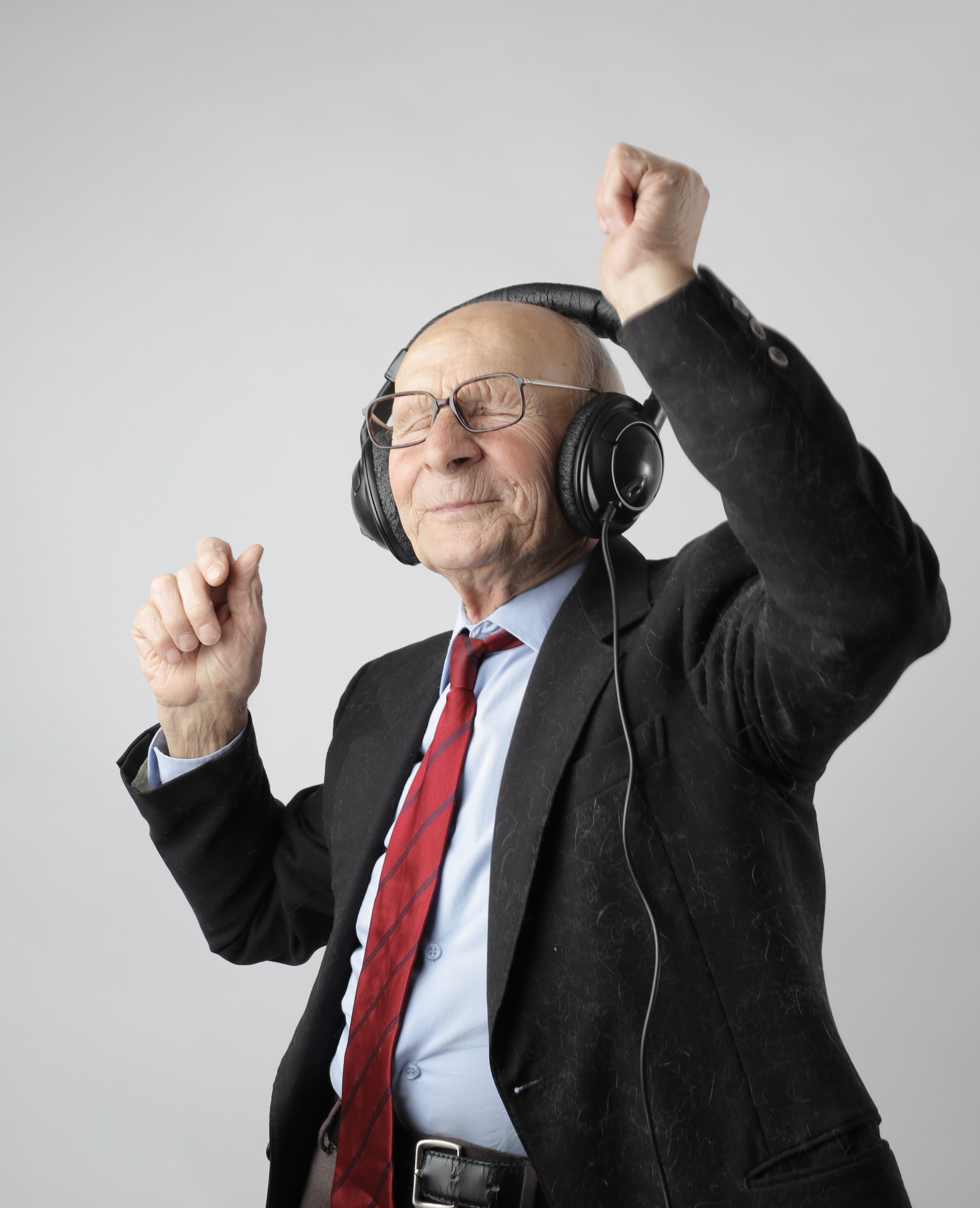 Elderly dancing