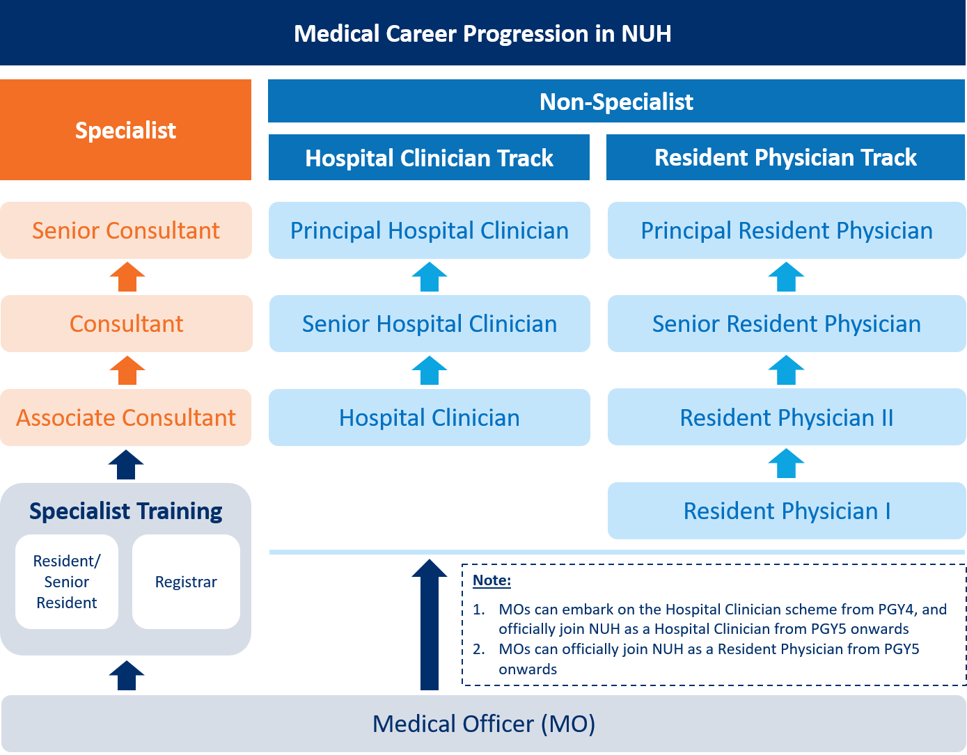 Medical Career Progression in NUH