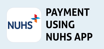 Pay NUHS hospital bills using NUHS App
